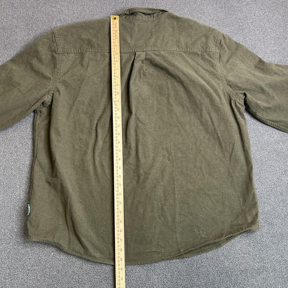 Woolrich Shirt Mens XXL Green Label Utility Collection Long Sleeve Button Up - Picture 7 of 10